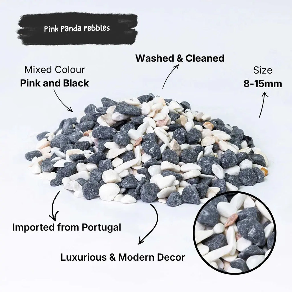 Decorative Stones | Pink Panda Pebbles 8/15mm